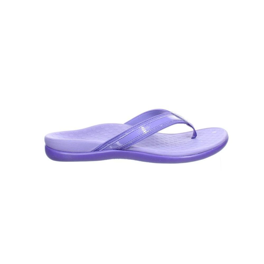 Vionic Womens Tide Purple T-Strap Sandals Size 10 Medium (B, M)